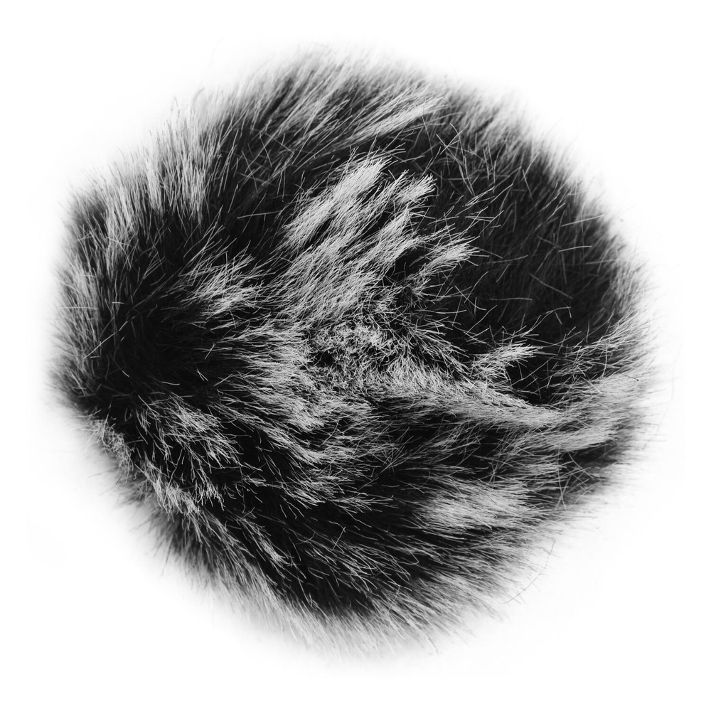 Clip-on Lavalier Microphone Windscreen Furry Windshield Mic Muff Compatible J3K5