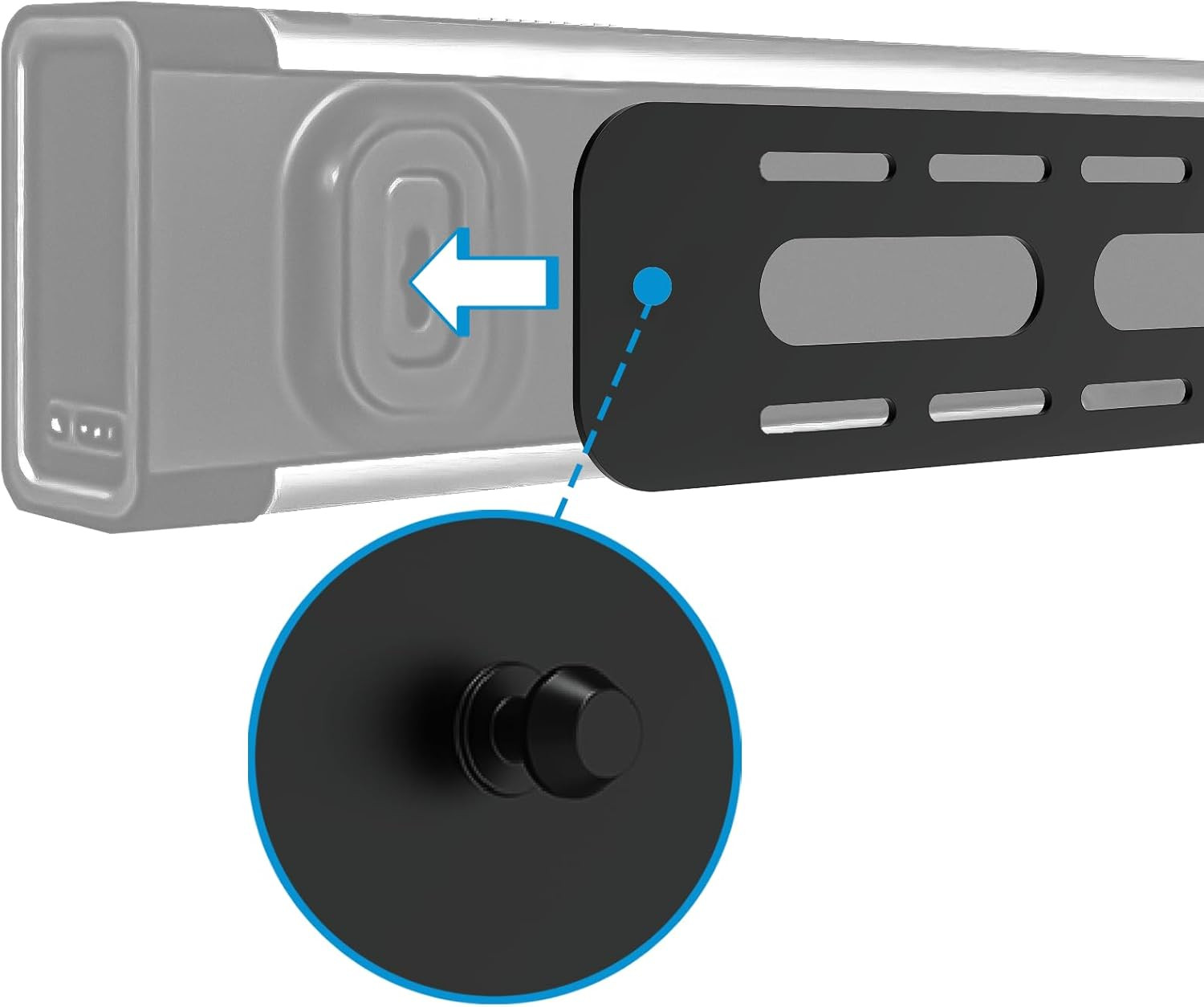 Wall Mount for Sonos Playbar Mount Bracket with Mounting Accessories for Sonos P