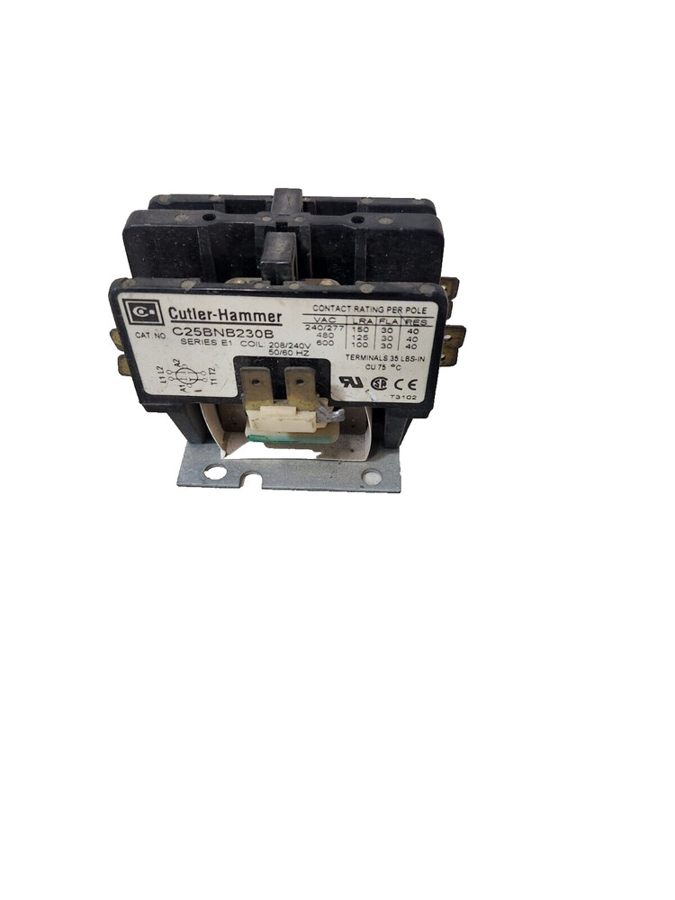 Cutler-Hammer C25BNB230B Definite Purpose Contactor