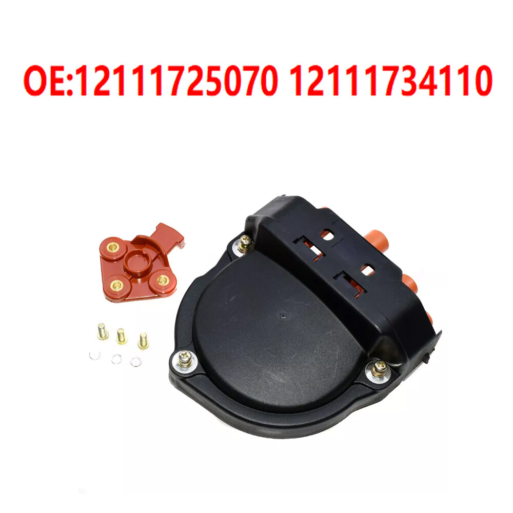 For BMW E23 E24 E28 E30 E31 E32 Distributor Cap & Rotor 12111725070,12111734110