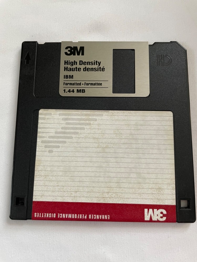 3 1/2" Floppy Diskette - 20 - Sony, 16 - 3M, 2 - Maxell and 2 Diskette Boxes