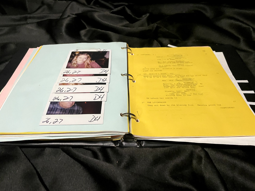 Northern Exposure Script with Cast Polaroids - Buss Stop