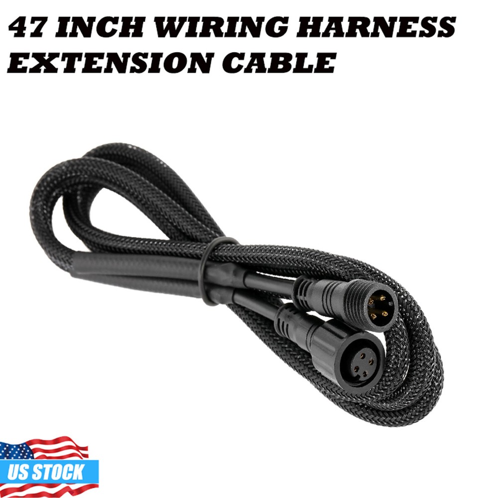 47"inch Extension Cable Wiring Harness Kit For RGB 8 Gang Switch Panel Control
