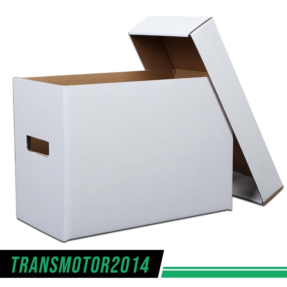 3Pcs Comic Books Storage Boxes Short Holds 150-175 Stackable Durable Archive