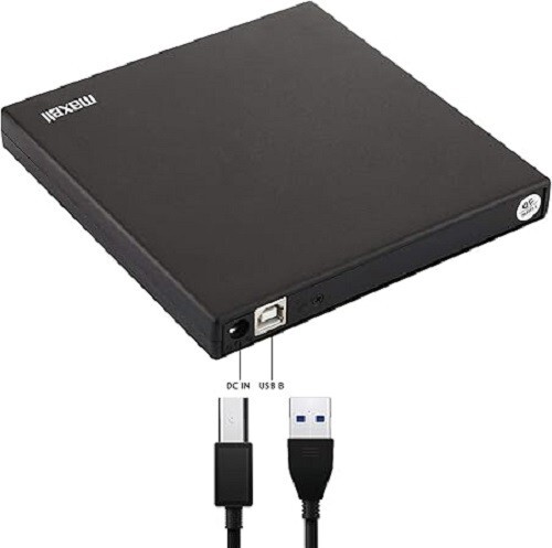 Maxell CD/DVD External USB 2.0 Reader/Writer 199695