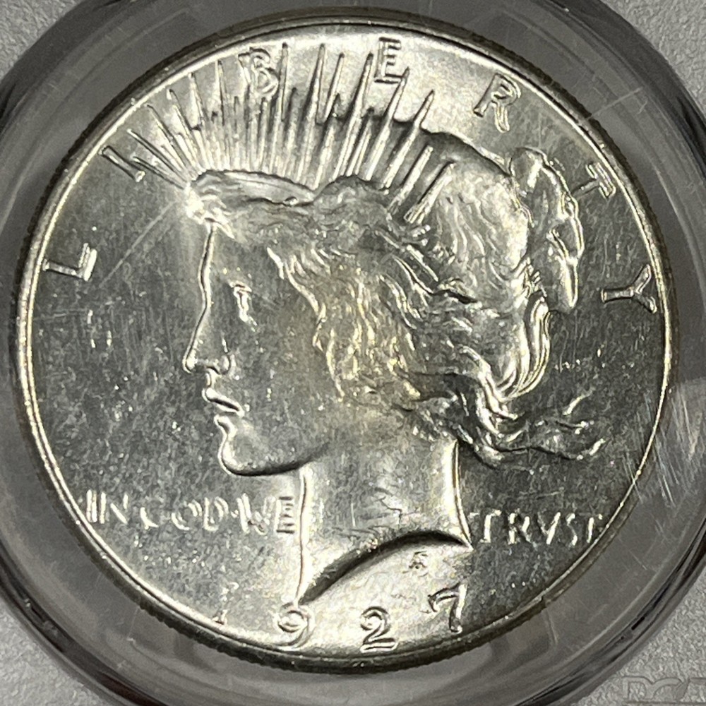 1927 $1 Peace Dollar PCGS MS63
