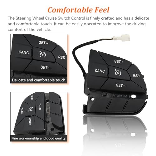 Steering Wheel Cruise Control Switch Button Compatible with 2014-2019 Dodge