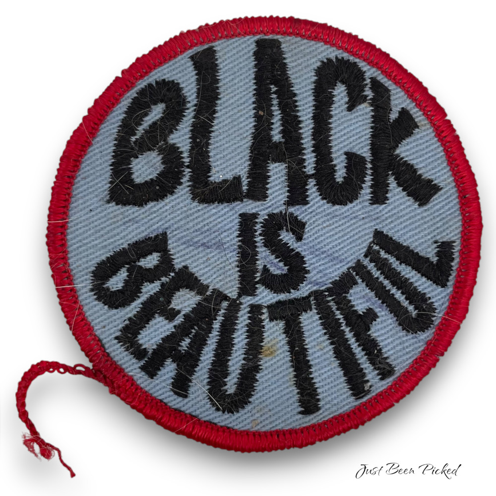 Vintage Black is Beautiful Patch 2.75" Needs Cleaning