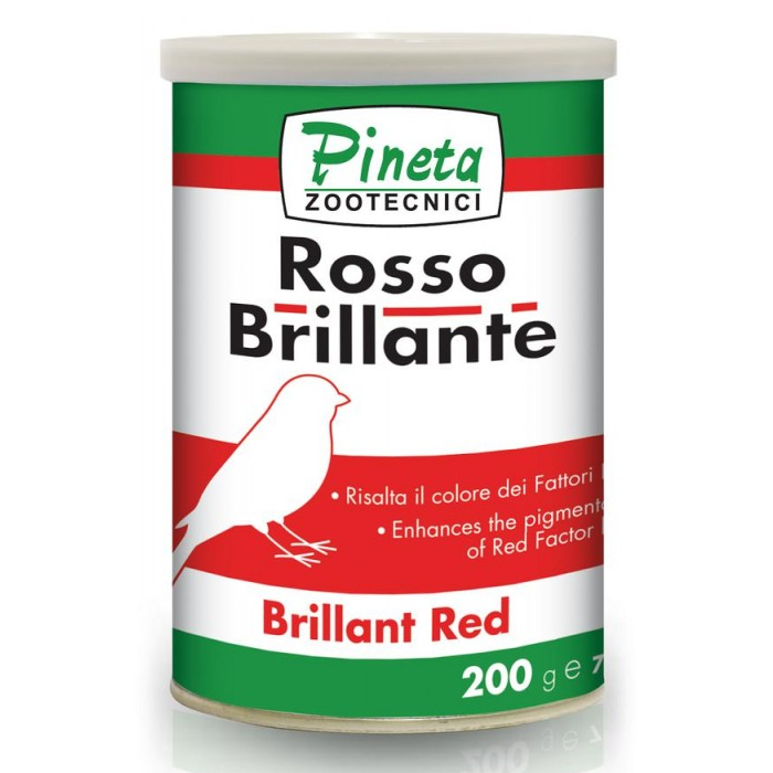 Pineta Zootecnici Rosso Brillante - Brilliant Red Colorant for Birds (200g, 1kg)