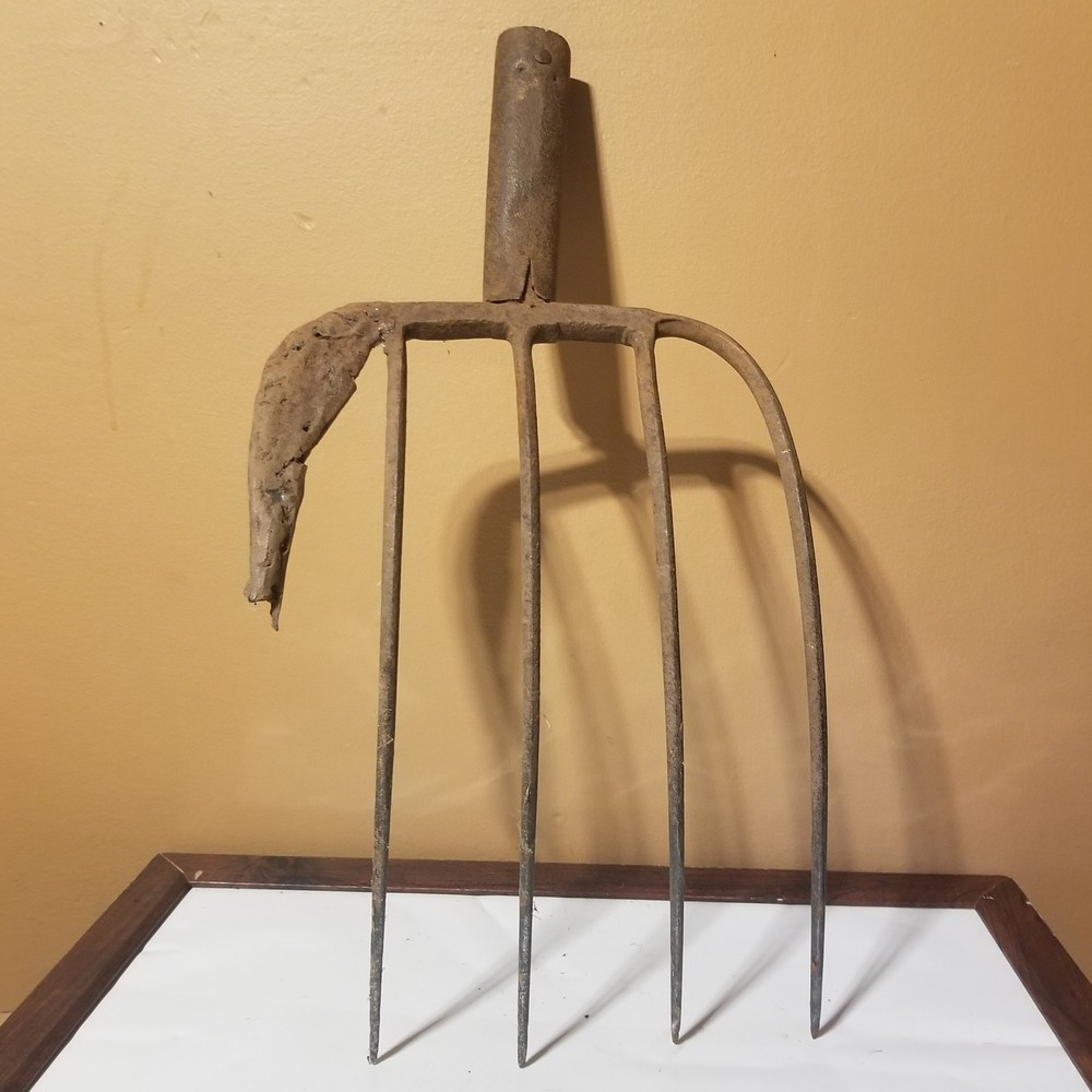 Antique Pitchfork Head 16" Long