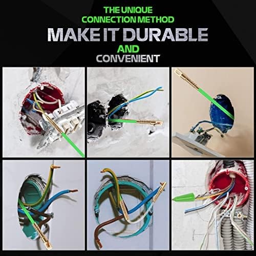 14FT Fiberglass Running Electrical Wire Glow Rods Wire Pulling with 8 Differe...