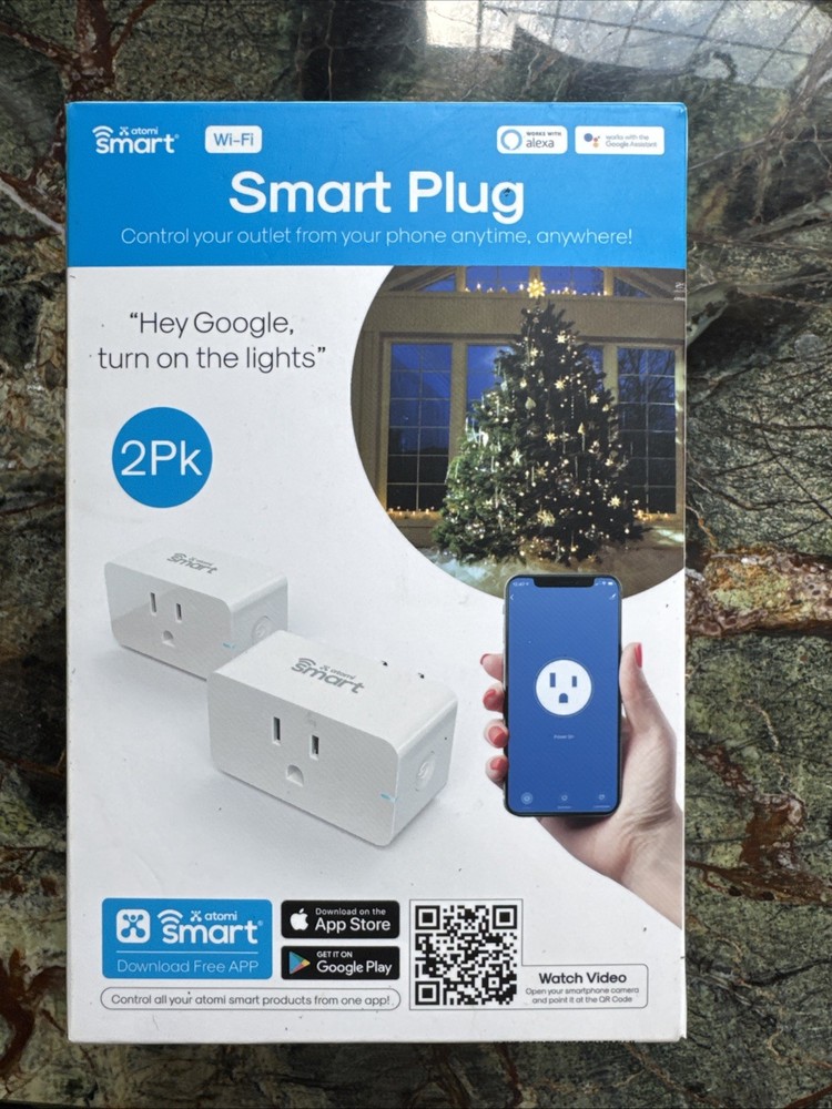 Smart WLPP1CFH Smart Plug - White (2 Pack)
