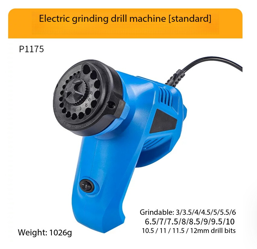 Easy-to-Use Twist Drill Bits Sharpener | Portable Home Drill Bits Sharpener