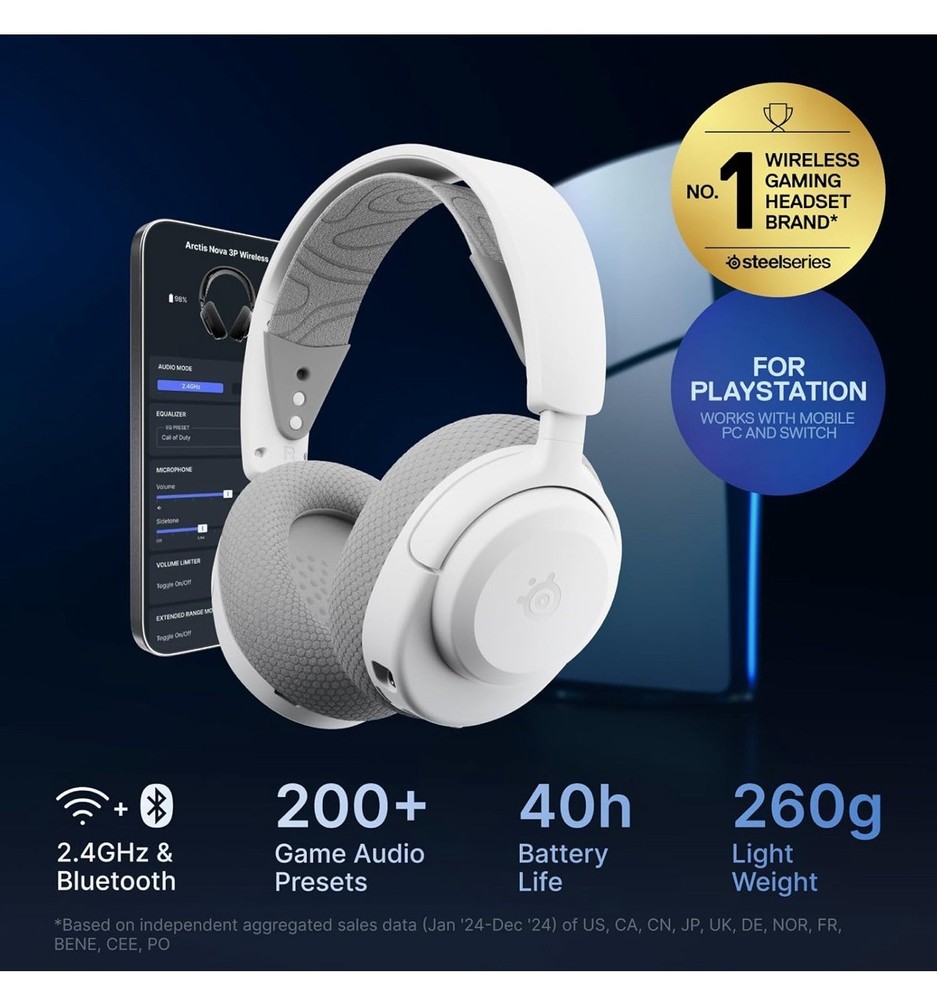 SteelSeries Arctis Nova 3P Wireless Headset 61687
