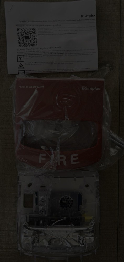 Simplex 4906-9101 TrueAlert Horn Strobe RED - New