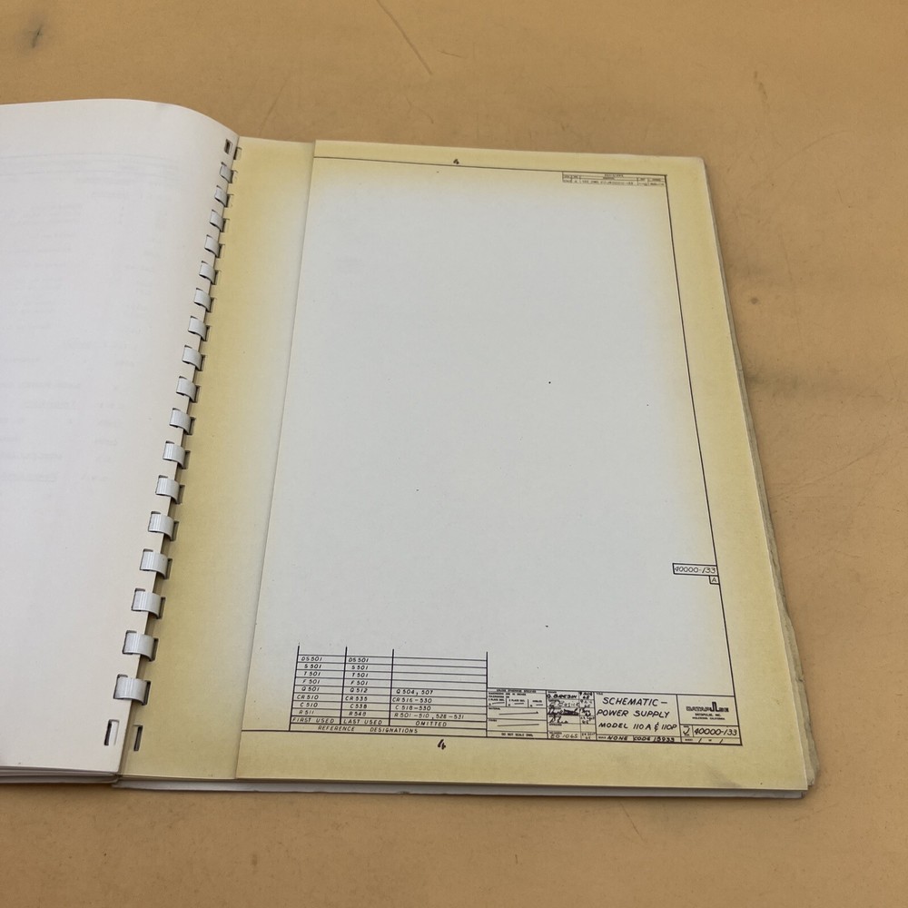 Datapulse Model 110A Pulse Generator Operation & Maintenance Handbook 12/65