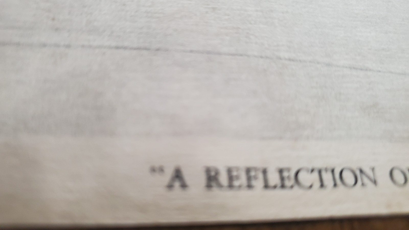 VTG Charles Wilbert White A Reflection of The Time Lithograph Framed 17x11 RARE