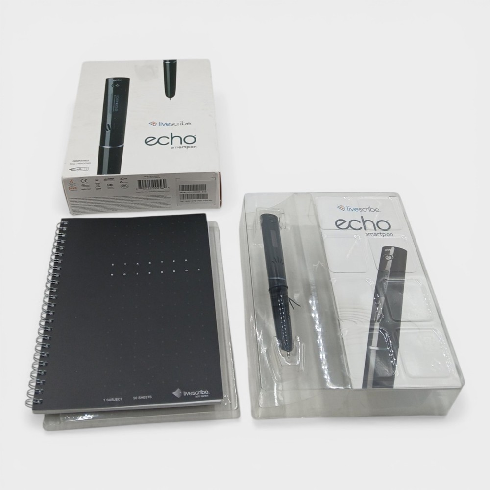 Livescribe Echo Smartpen with Starter Notebook 1 (Untested)