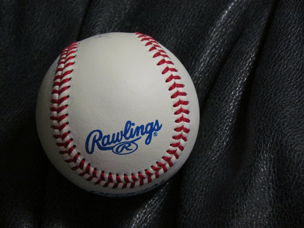 Hideki Okajima #37 Autographed baseball