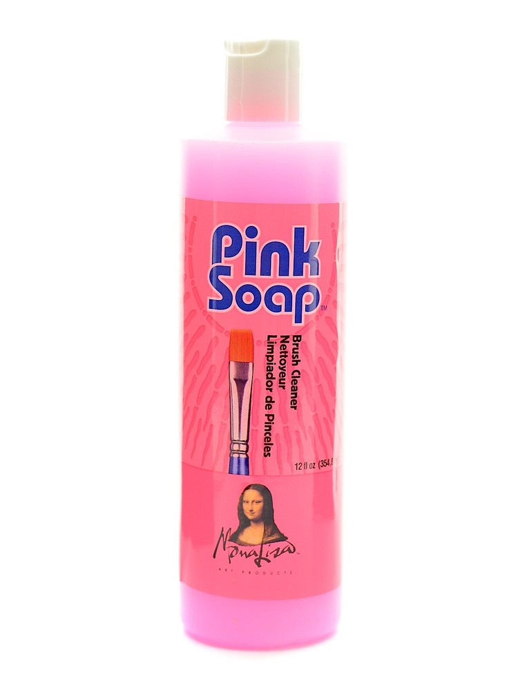 Mona Lisa Pink Brush Soap