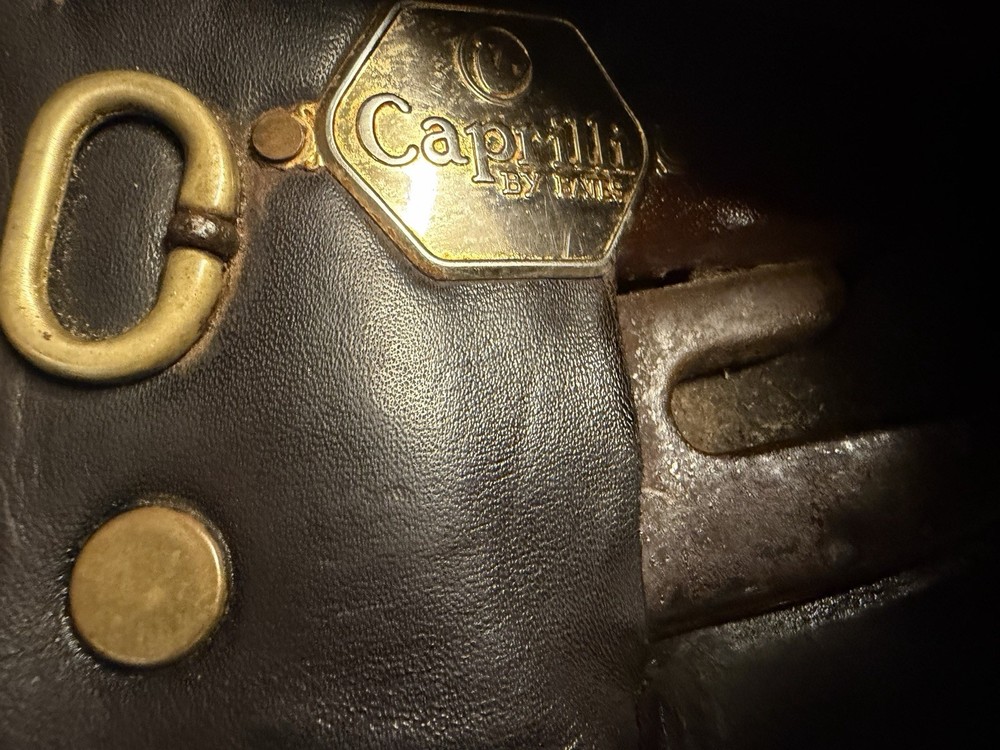 Bates Caprilli 17 Inch All Purpose Saddle Brown EUC