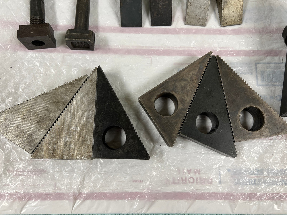 Mill Serrated Triangle Step Blocks & Hold Downs w/ T-Bolts Mill or Drill Tools