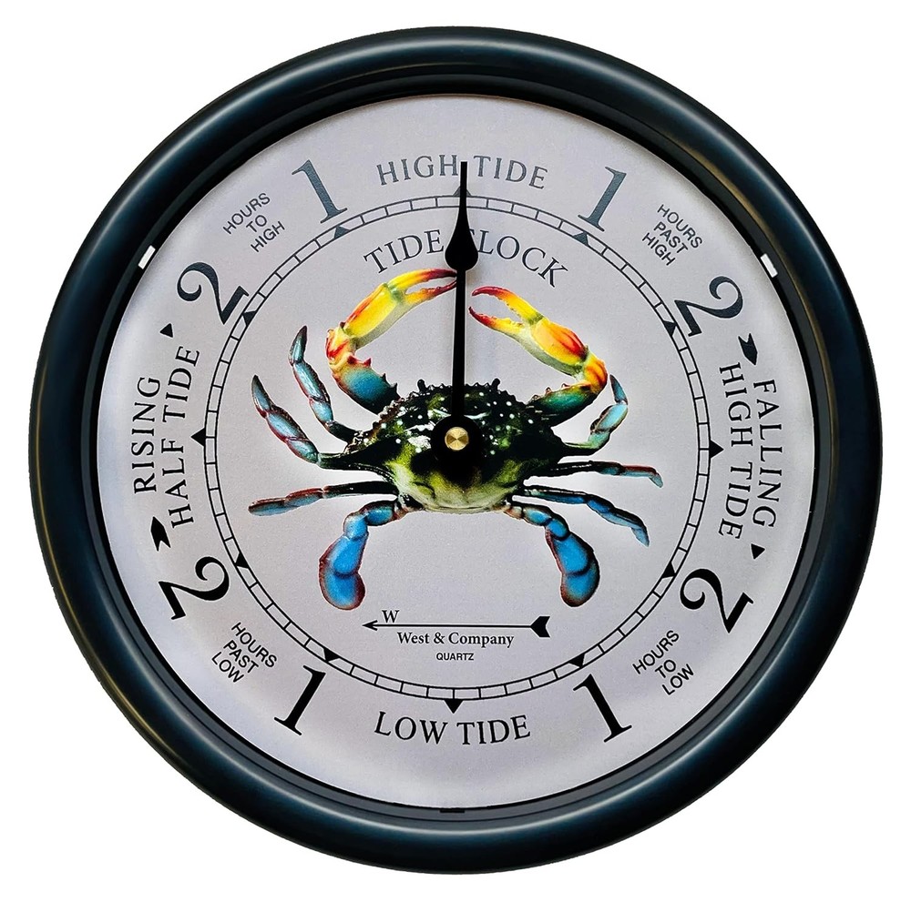 Black Crab Tide Clock