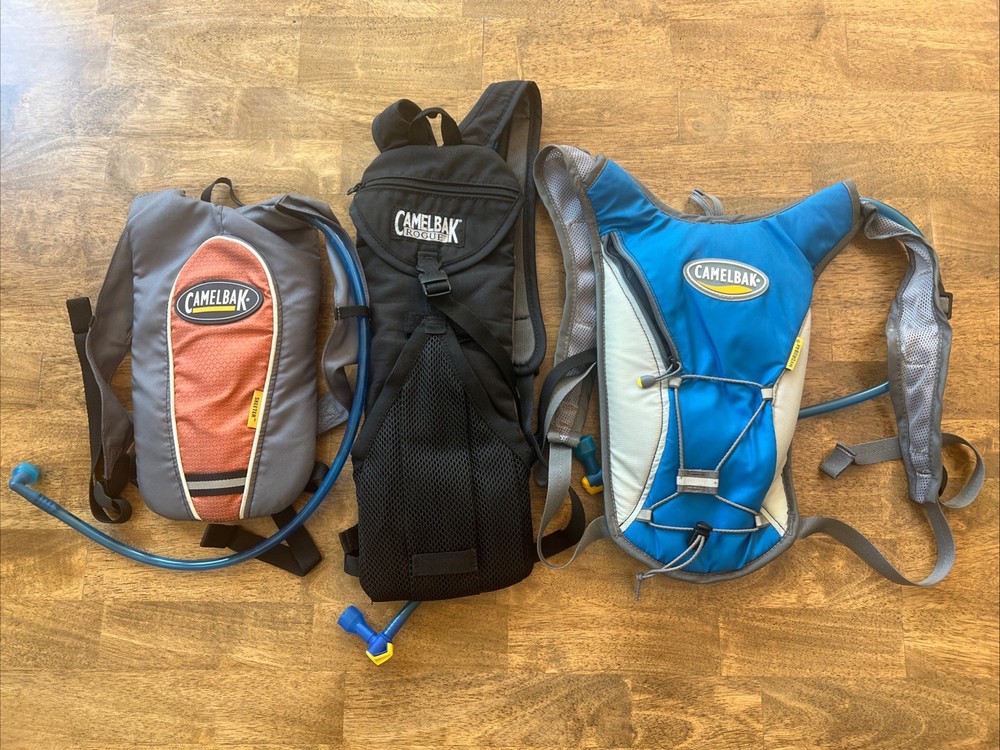 CamelBack 3 PC SET - Hydrobak + Skeeter + Rogue W/ BLADDERS - EXCELLENT