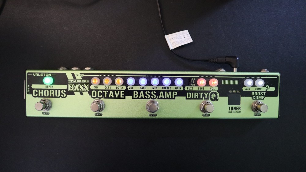 VALETON DAPPER BASS Multi Effects Pedal – Fully Working