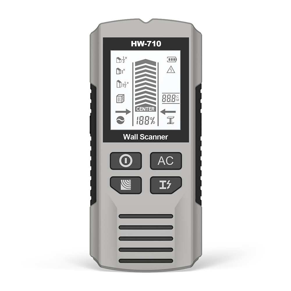 Stud Finder 6 in 1 Multi-Function Wall Stud Scanner Sensor Detector LCD Display
