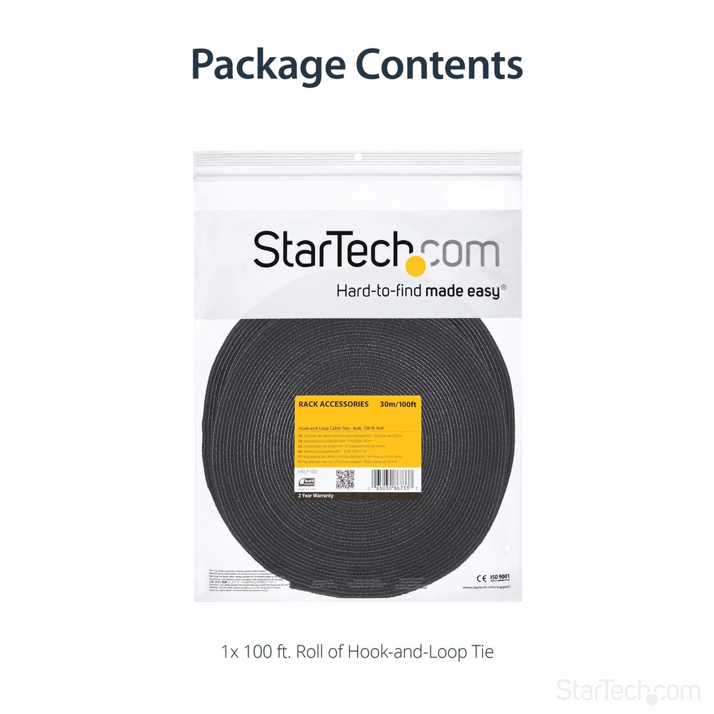 100' Hook and Loop Cable Tie