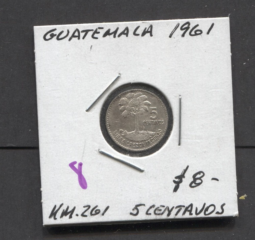 1961-Guatemala-5 Cents