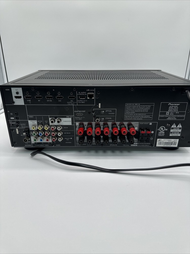 Pioneer Elite VSX-44 Network AV Receiver Tested