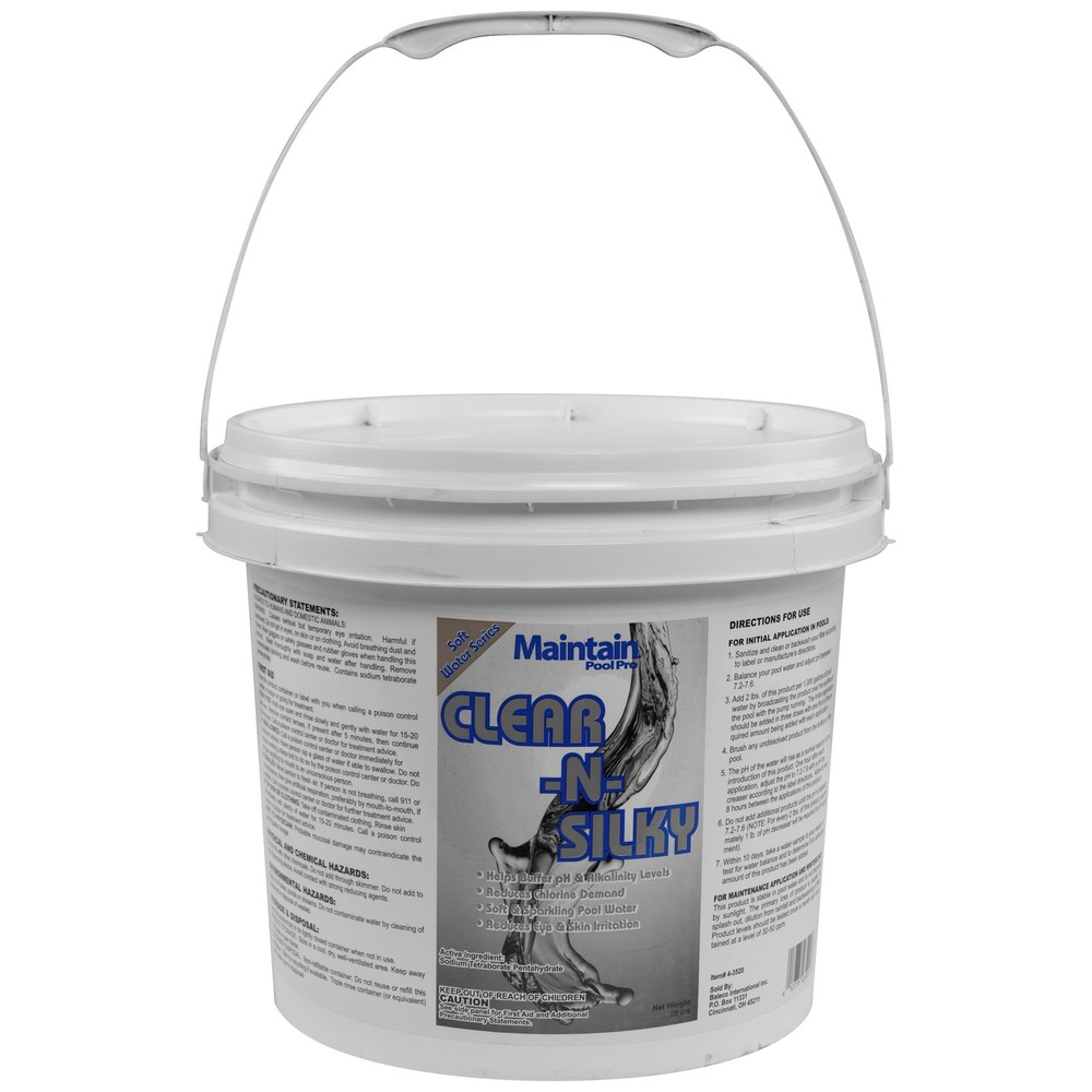 Maintain Pool Pro Clear N Silky Borate Tablets - 20 lbs.