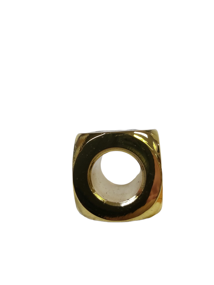 Eclipse Metal Gold And Silver Dice Cigarette Snuffers (2pc)