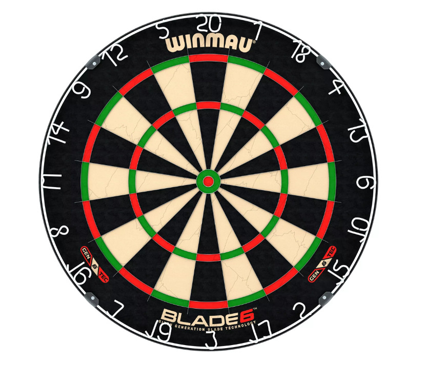 NWT WINMAU Blade 6 Dartboard WDF Standard