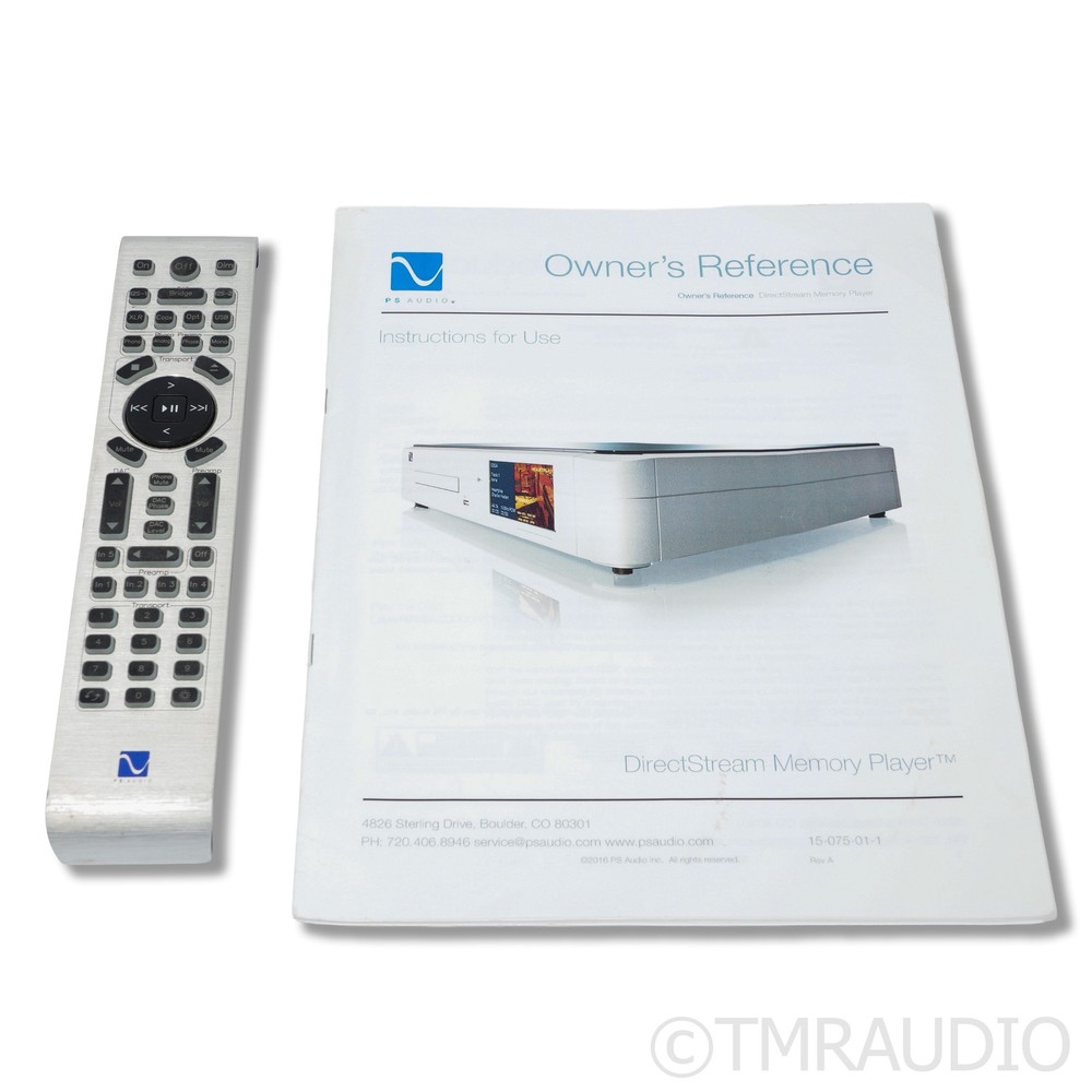 PS Audio Direct Stream Memory Player Universal Transport; SACD/CD