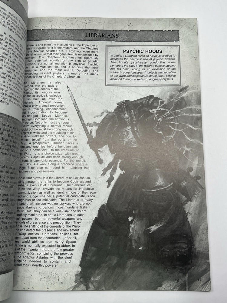 Games Workshop Warhammer 40k Space Marines Codex 4th edition Paperback