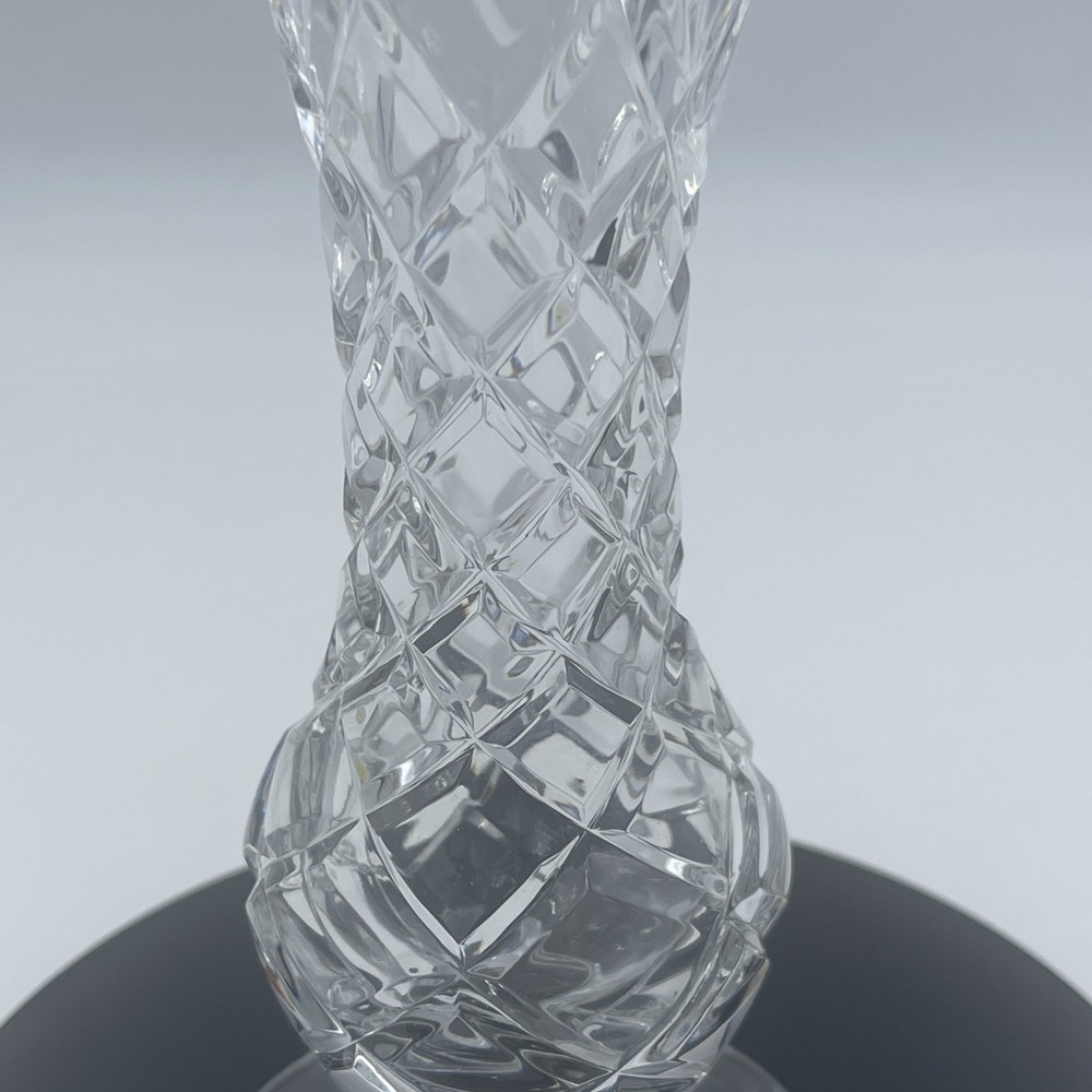 Lead Crystal 7 7/8”" Footed Vase