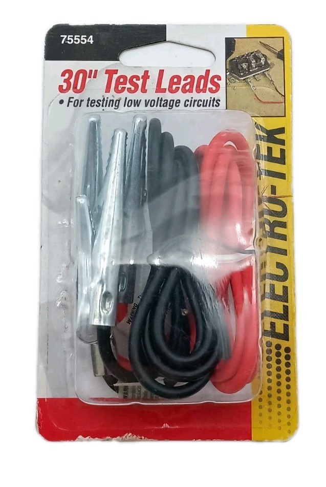 Electro-Tek Electrical Test Leads with Alligator Clips