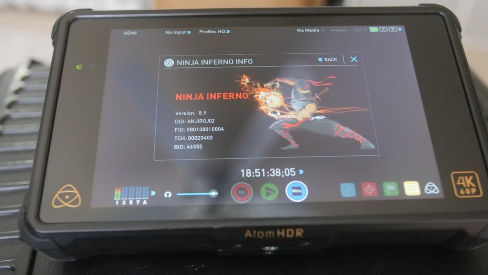 Atomos Ninja Inferno with Accessory Kit and Hard Case