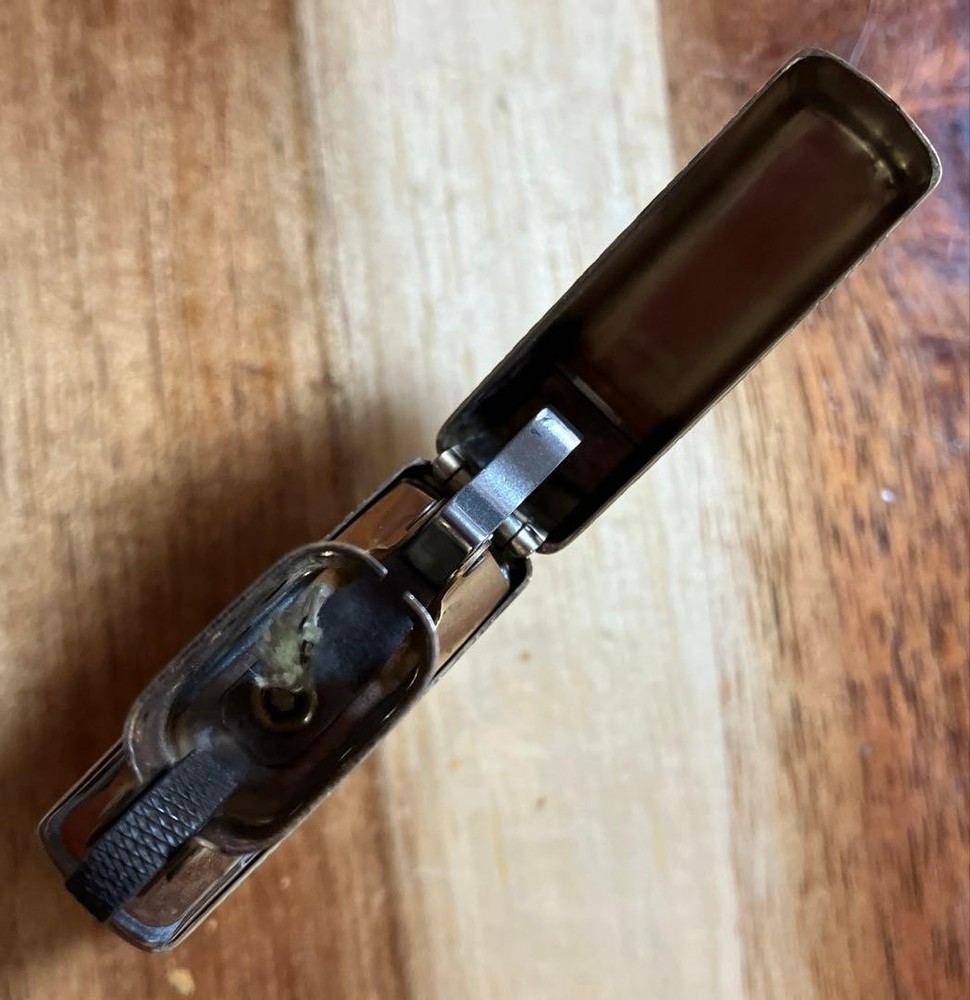 Zippo solid brass Venetian, made in 1996