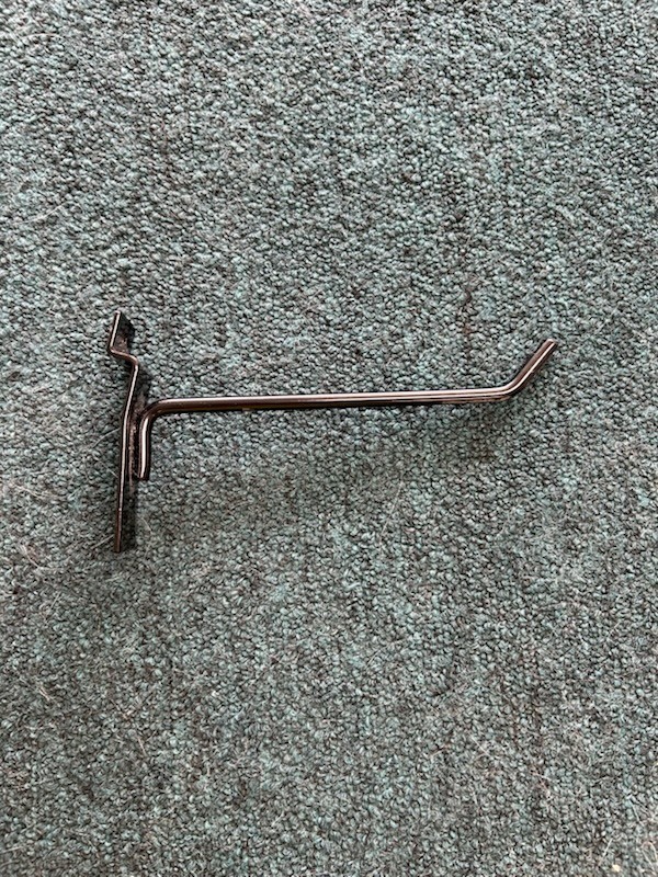 6" Slatwall Pegboard Hooks- 35ct