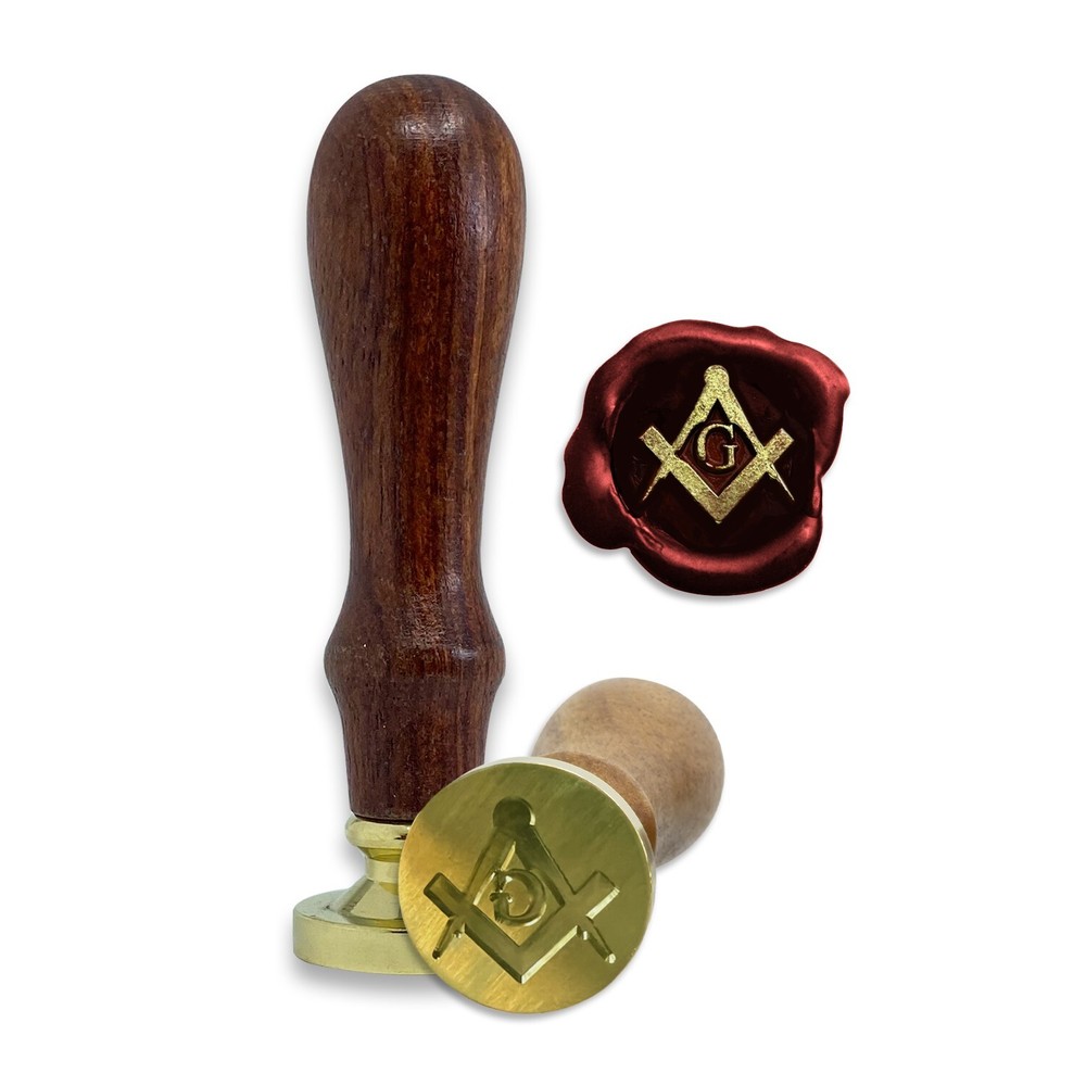 Square & Compasses Masonic Wax Seal