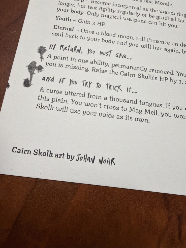 Mork Borg Strang Beorn