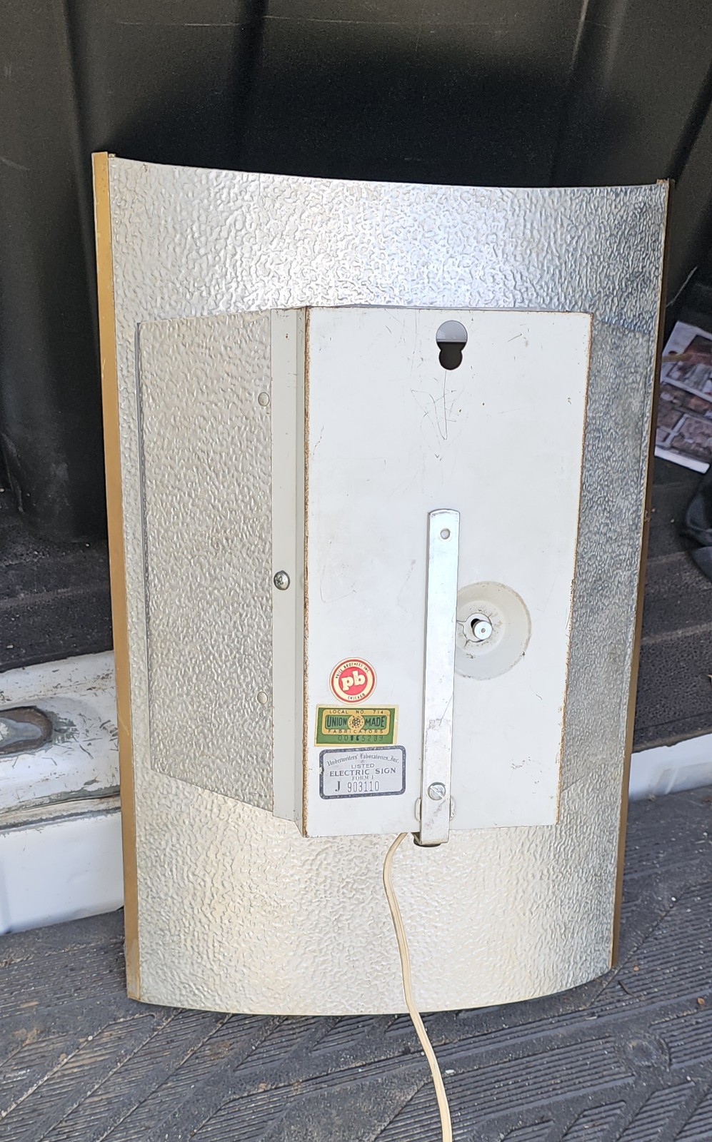 Vintage Say Pepsi Please Sign Clock Light Cola Pepsi-Cola Soda Display Dealer