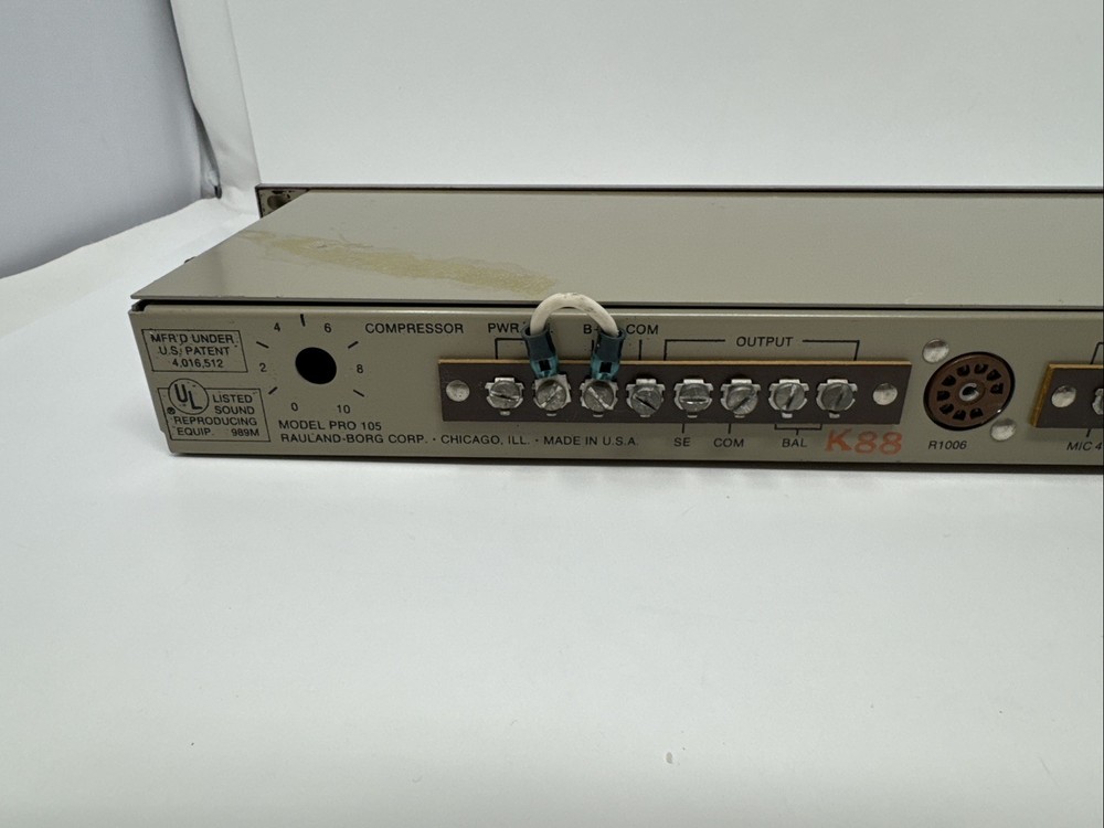 Rauland-Borg Pro105 Audio Microphone Controller Pro 105 Mixer Preamp