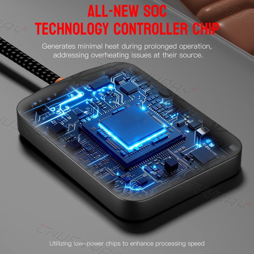 For 2016-2024 Chevy Silverado 1500 Wireless Carplay box Auto Adapter Converter