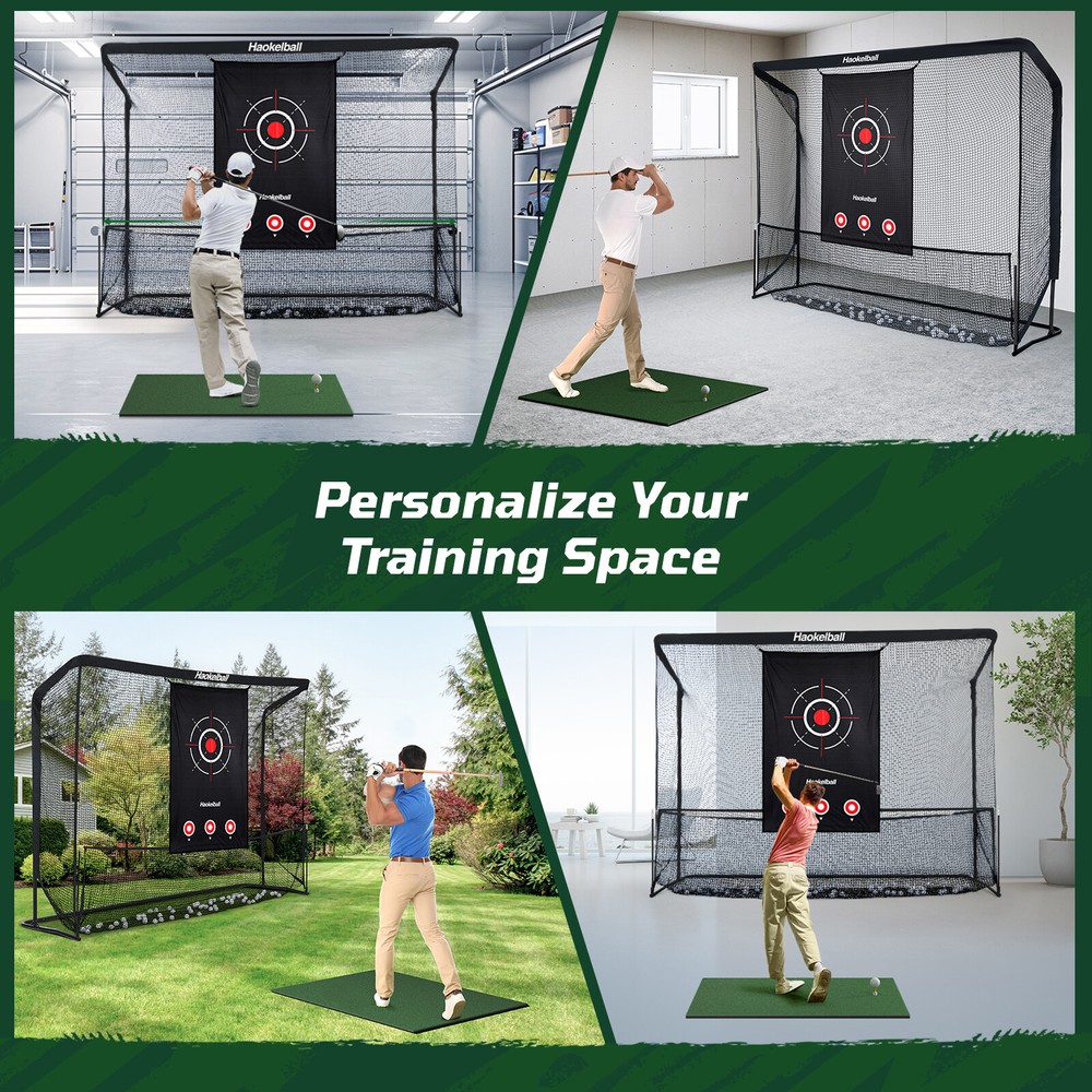 10x7.5' Golf Practice Hitting Net Heavy Duty Golf Net for Backyard Driving Range