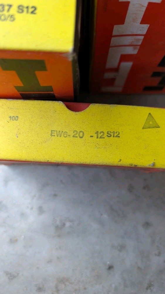(10) Assorted Boxes of HILTI Threaded Studs & More